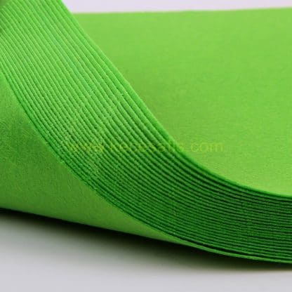 1mm Parlak Yeşil renk ince sentetik keçe